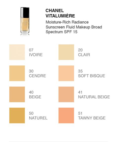 boy de chanel foundation|Chanel makeup color chart.